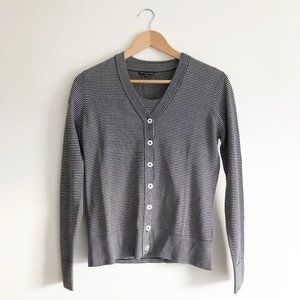 Brooks Brothers Striped Knit Set Silk Cotton Small